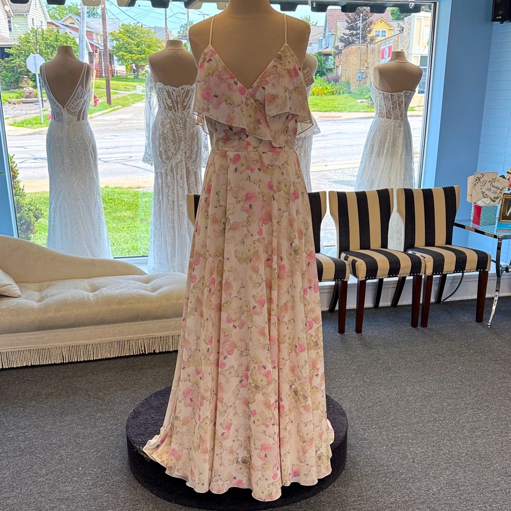 Floral Pink Maxi Dress